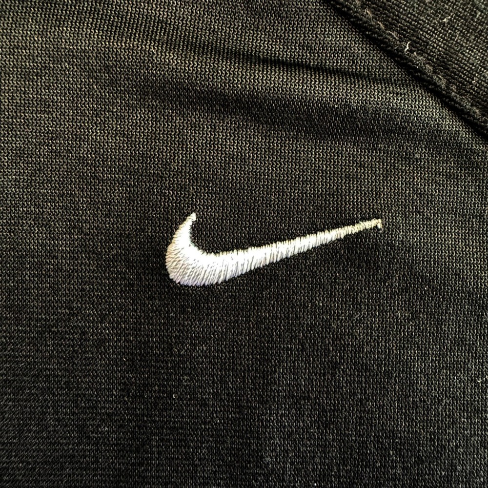 Nike Womens XL Full Zip Hooded Track Jacket Black White Stripe Athletic RN56323 - Picture 3 of 15